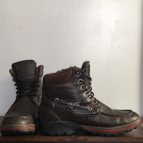 Pajar Men's Waterproof Leather Boots, Brown - Picture 2 of 7